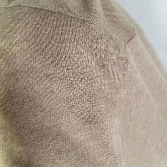 PureJill Women Tan Long Sleeve Tunic With Cowl Neck & Front Pocket Size L - Picture 4 of 11